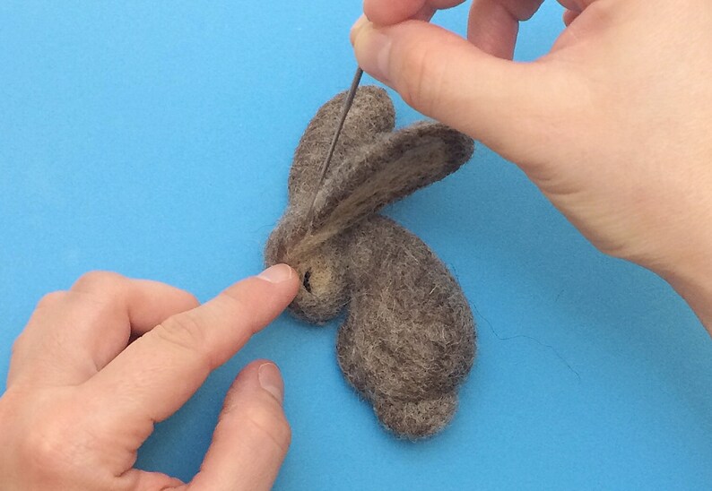 Organic wool EASTER WALDORF bunny tutorial PDF digital Etsy
