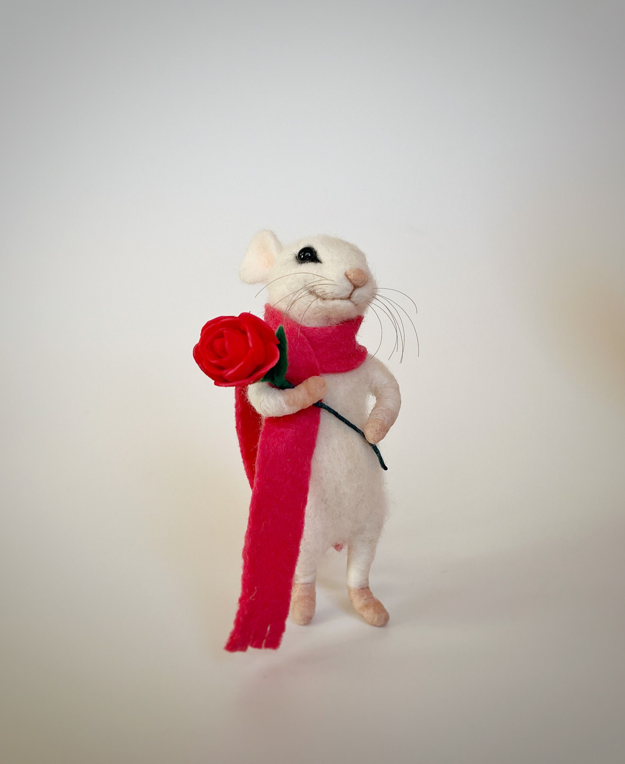 Valentijn Hanger Muis Love is in the Air - Little Handmade Stories