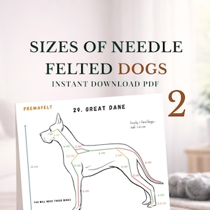 Drahtgestell nadelgefilzte Hunde – Anleitung Teil 2 (PDF-Muster)