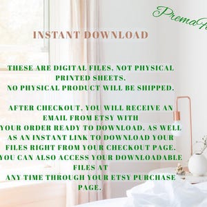 The picture shows information about the digital download in text