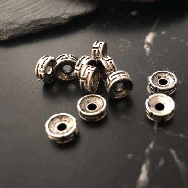 10 Tibetan spacer beads