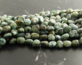 Afrikaanse turquoise kralenset van 40 kralen