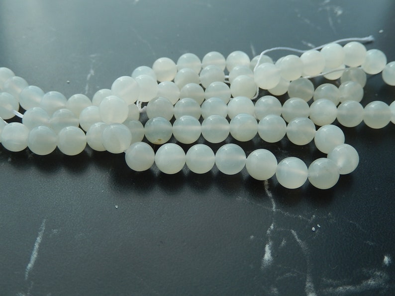 Perles de lune blanche grade A 6/8mm image 1