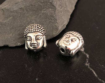 Perles tête de bouddha, lot de 5,10, 20