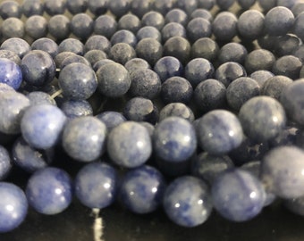 Aventurine BLUE 8mm, lot of 10 beads