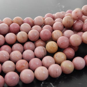 Perles rhodonites 4/6/8mm