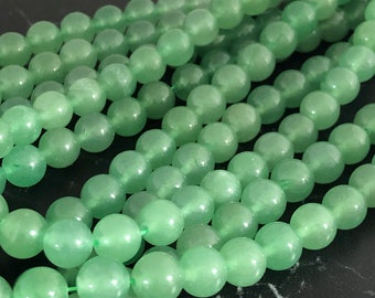 Aventurine vert pale 6/8mm