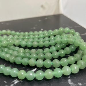 Aventurine vert pale 6/8mm