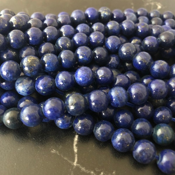 Perles Lapis Lazuli  teint  6/8/10mm