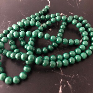 perles malachite naturelle 6 ou 8 mm 6mm x 10 Perles