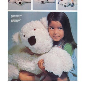 Bear Sewing Pattern - Stuffed Animal Stuffie Plushie Polar Bear