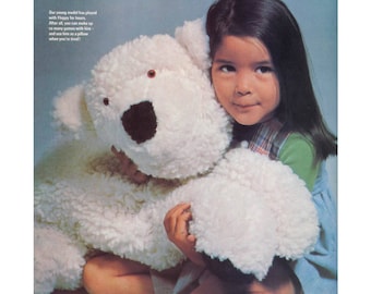 Bear Sewing Pattern - Stuffed Animal Stuffie Plushie Polar Bear