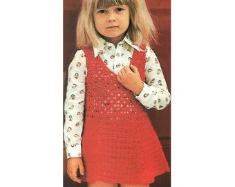 Girls Dress Crochet Pattern