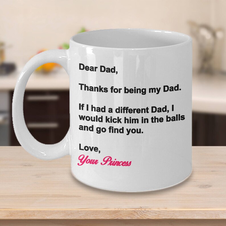 dear dad mug