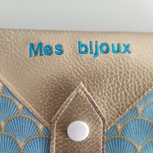 Trousse à Bijoux de voyage, Organisateur de Bijoux, Bagues, Bracelets, Colliers, et Boucles d'oreilles. image 2
