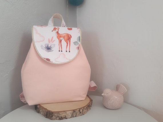 Sac cordon enfant fille biche - Cadeaux