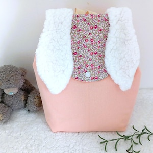 Sac à dos enfant personnalisé Lapin Liberty Eloise, cartable maternelle fille