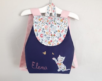Sac à dos enfant personnalisé Liberty Betsy, cartable maternelle fille