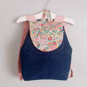 Personalized Liberty children's backpack, girl's nursery school bag