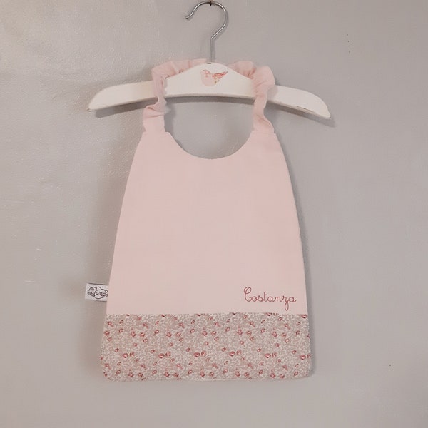 Serviette de table élastique, bavoir élastique enfant, serviette cantine maternelle personnalisée Liberty