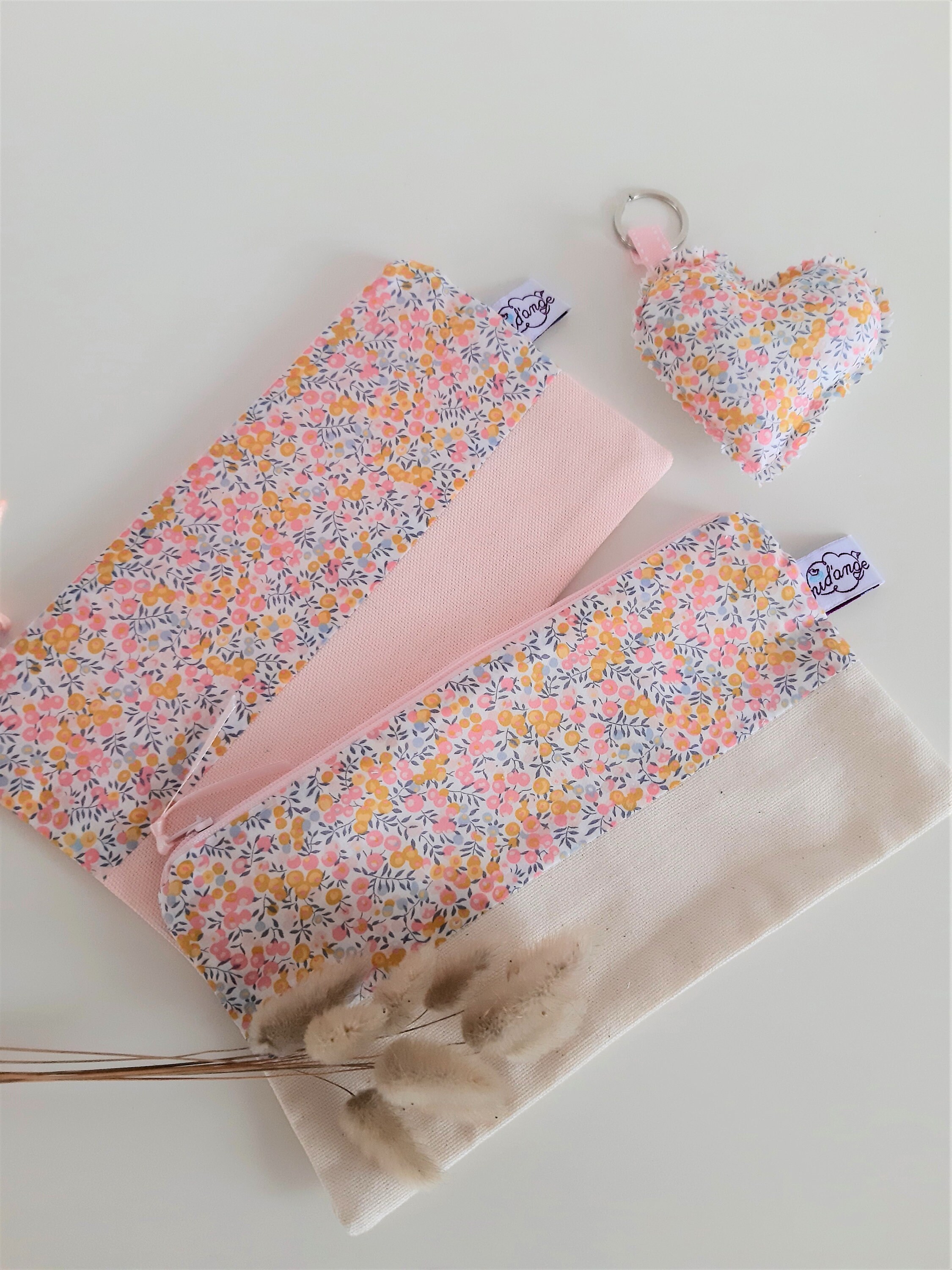 Trousse Crayon Personnalisée Enfant Femme Liberty Wiltshire Rose