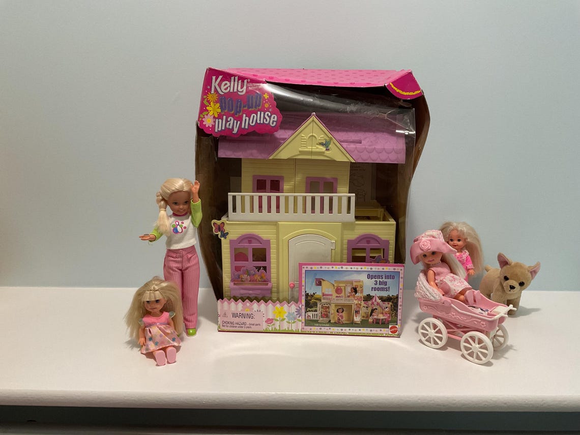 Mattel Barbie KELLY Pop up Playhouse. Never Played With- Low Price Due ...