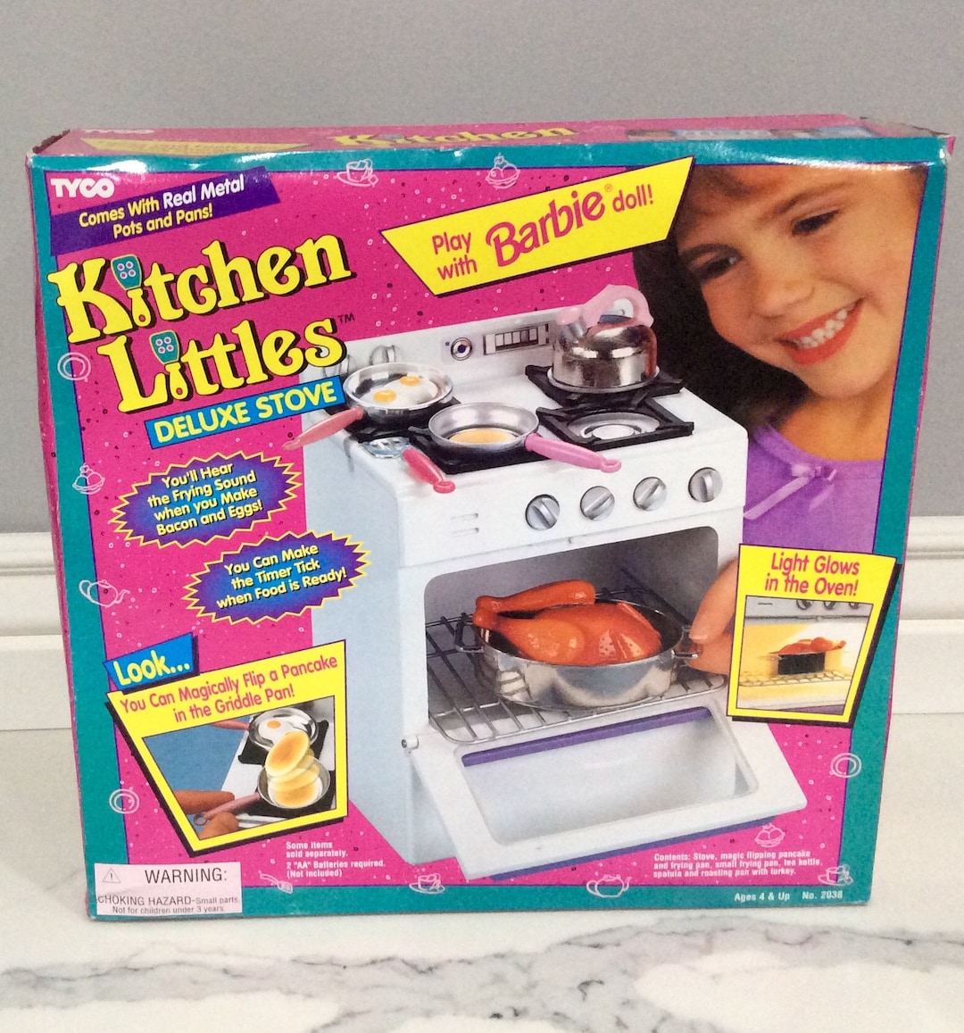 マテル　the Littles   家具　ストーブ Tyco RARE Kitchen Littles Deluxe Stove New in Box Never Played