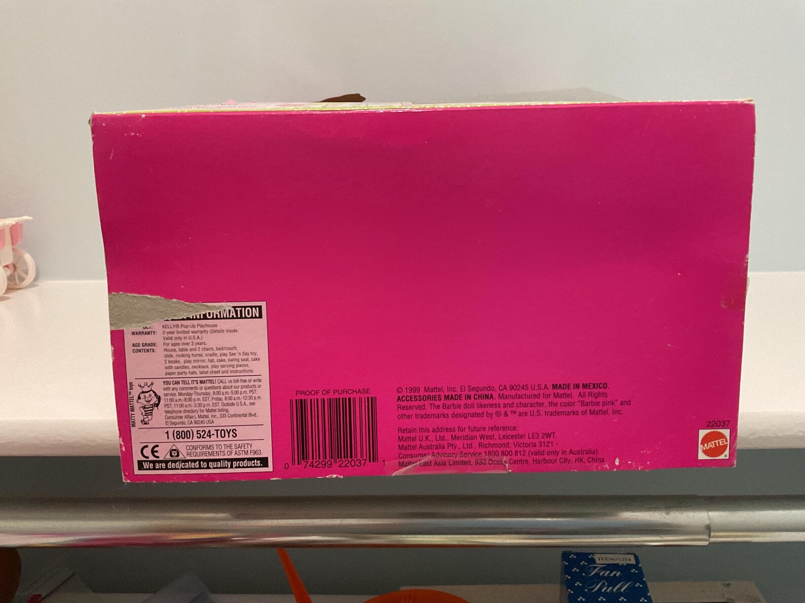 Mattel Barbie KELLY Pop up Playhouse. Never Played With- Low Price Due ...