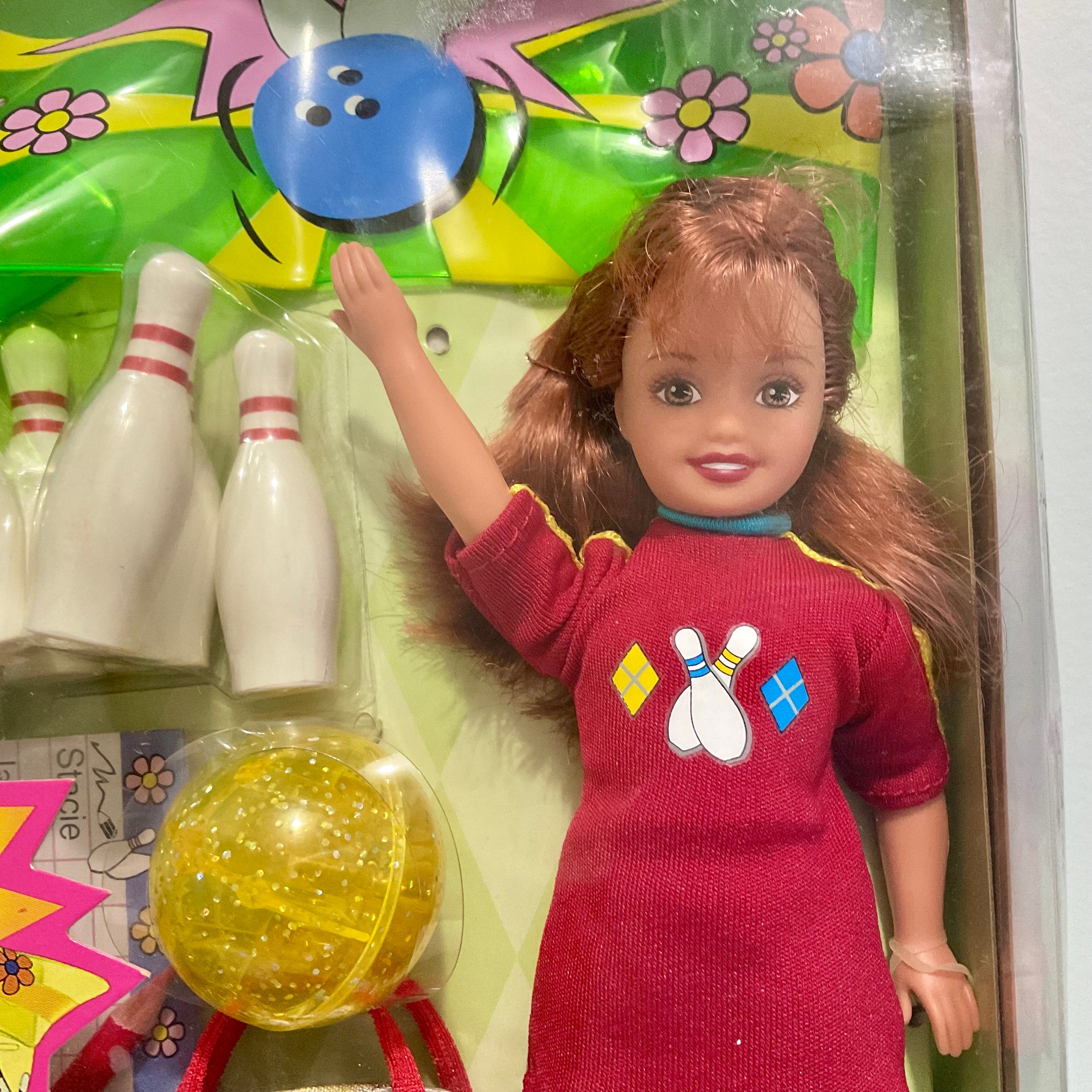 Barbie Whitney Bowling Party 1998 Factory Sealed With Bowling Ball Bag Bowling Pins Lane Super Fun Etsy