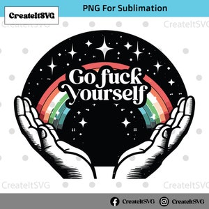 Retro Go F Yourself PNG for sublimation, Sarcastic PNG, Funny png, f bomb png, Introvert png, Stay Away png, Socially Awkward png, dtg file