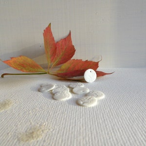 WHITE BEADS 4 sizes to choose from, for fine jewelry image 9
