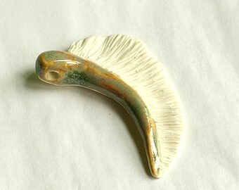 Original Pearl - yellow-green glazed porcelain semi gloss