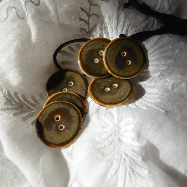 BOUTONS  ORIGINAUX boutons brun marron pour tricot ou couture accessoire de mercerie