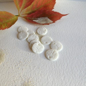 WHITE BEADS 4 sizes to choose from, for fine jewelry image 4