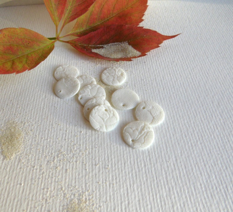 WHITE BEADS 4 sizes to choose from, for fine jewelry image 4