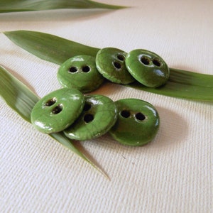 CHARMS CERAMIC BUTTONS for textile creation and needlework