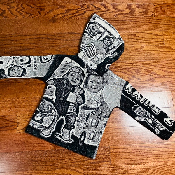 Kids Blanket Tapestry Hoodie