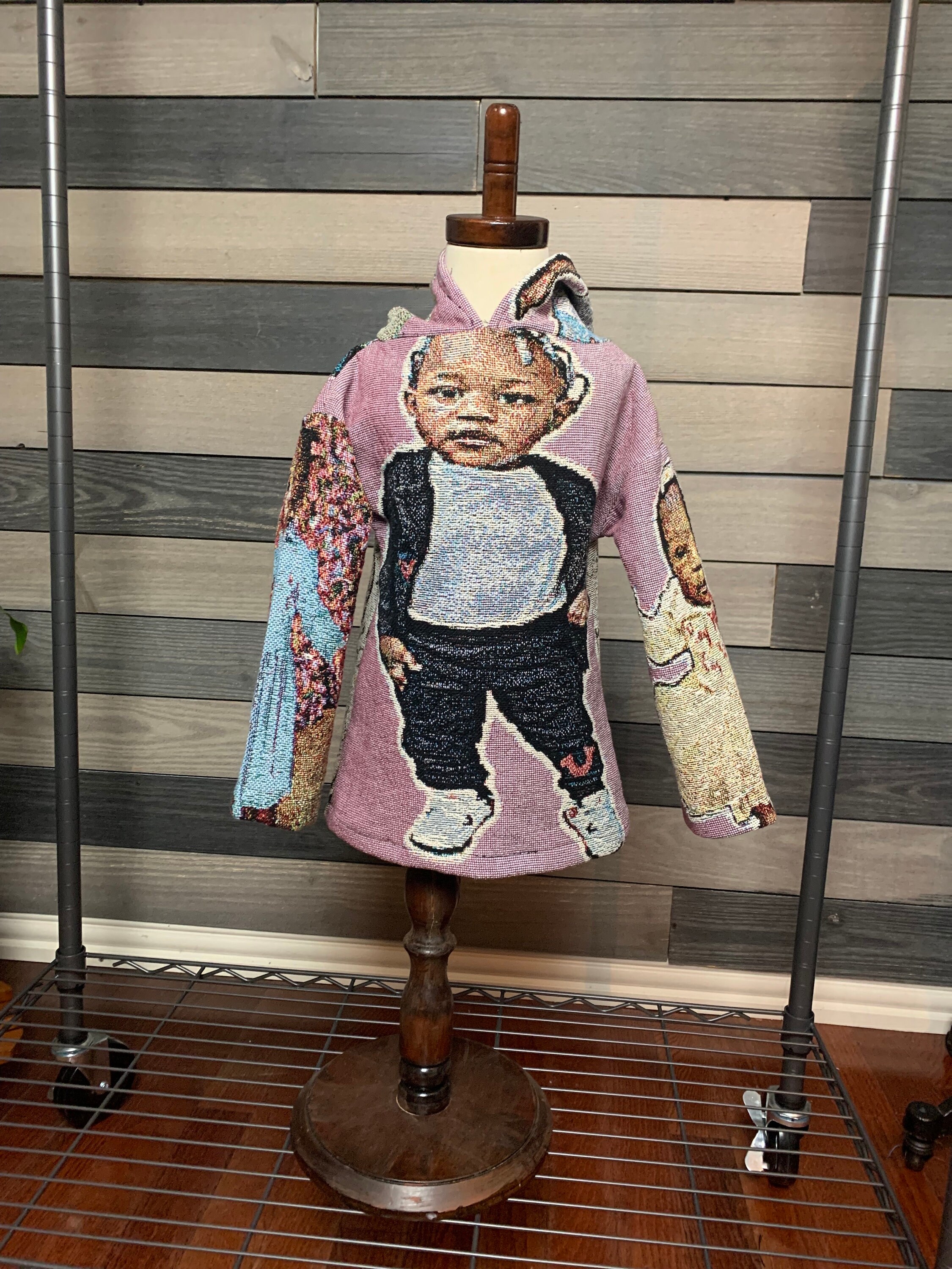 Custom Tapestry Kids Hoodie Set Etsy