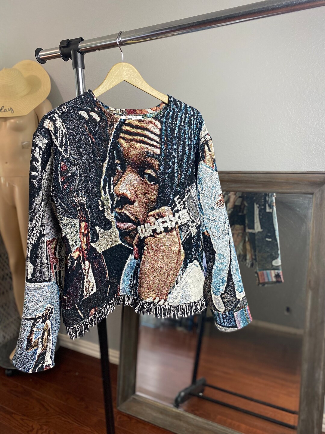 Tapestry Blanket Sweatshirt Etsy