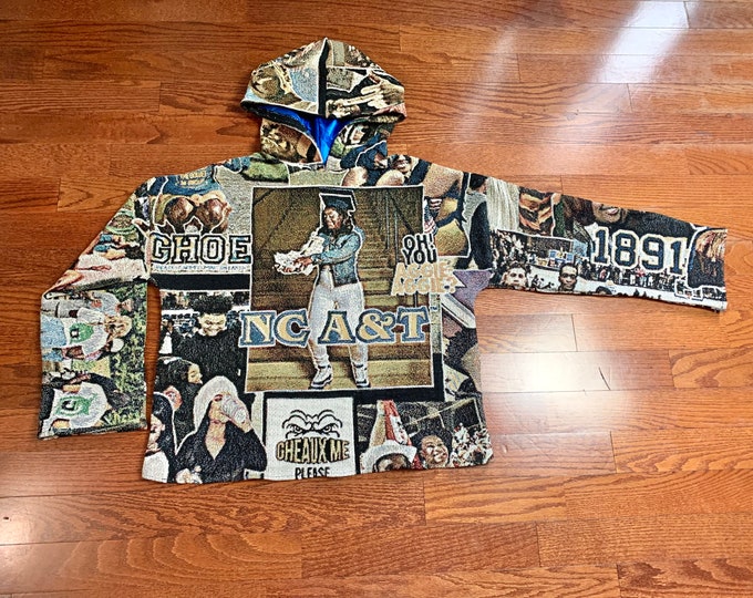 Custom Tapestry Hoodies Etsy