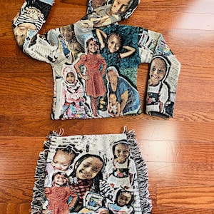 Kids Tapestry Hoodie Set