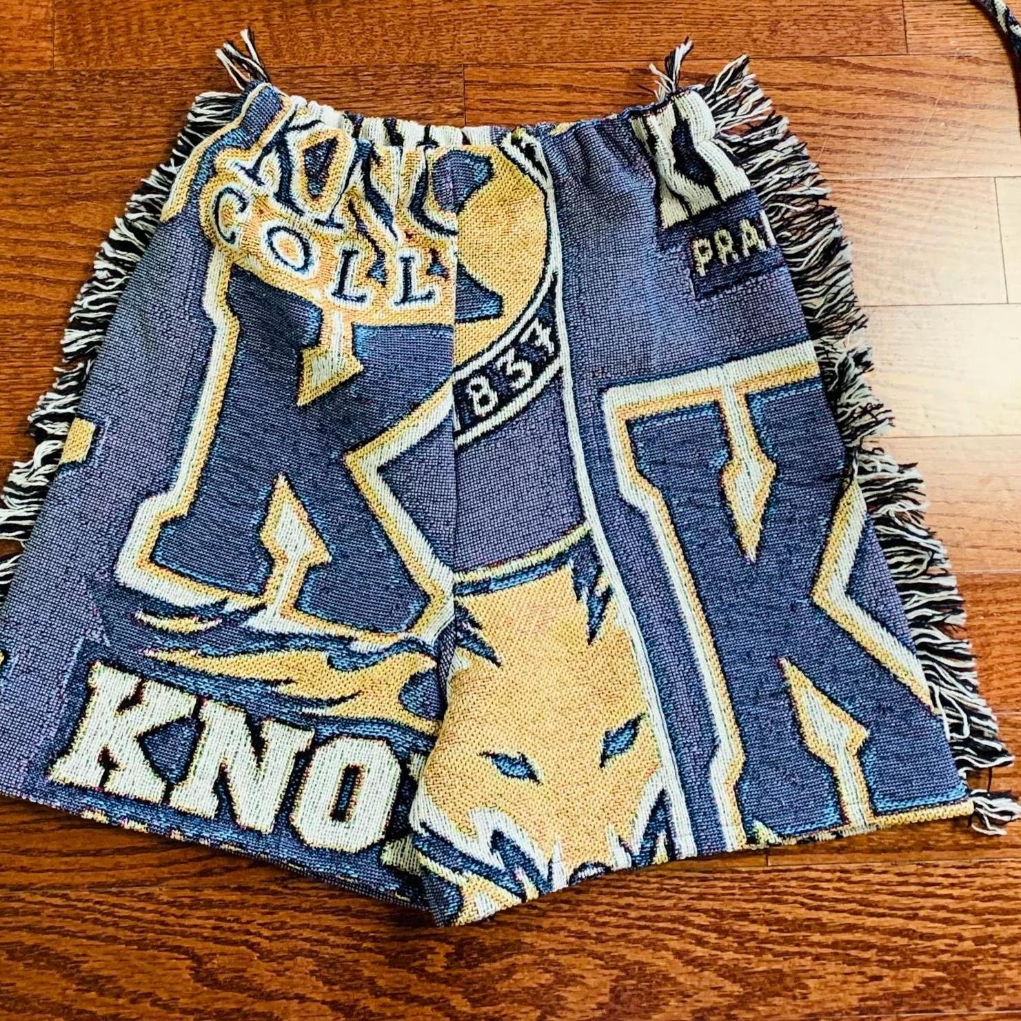 Blanket Fringe Tapestry Shorts - Etsy