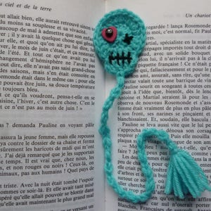 Skull bookmark handmade bookmark crocheted bookmark fancy wool crocheted, skull, handmade