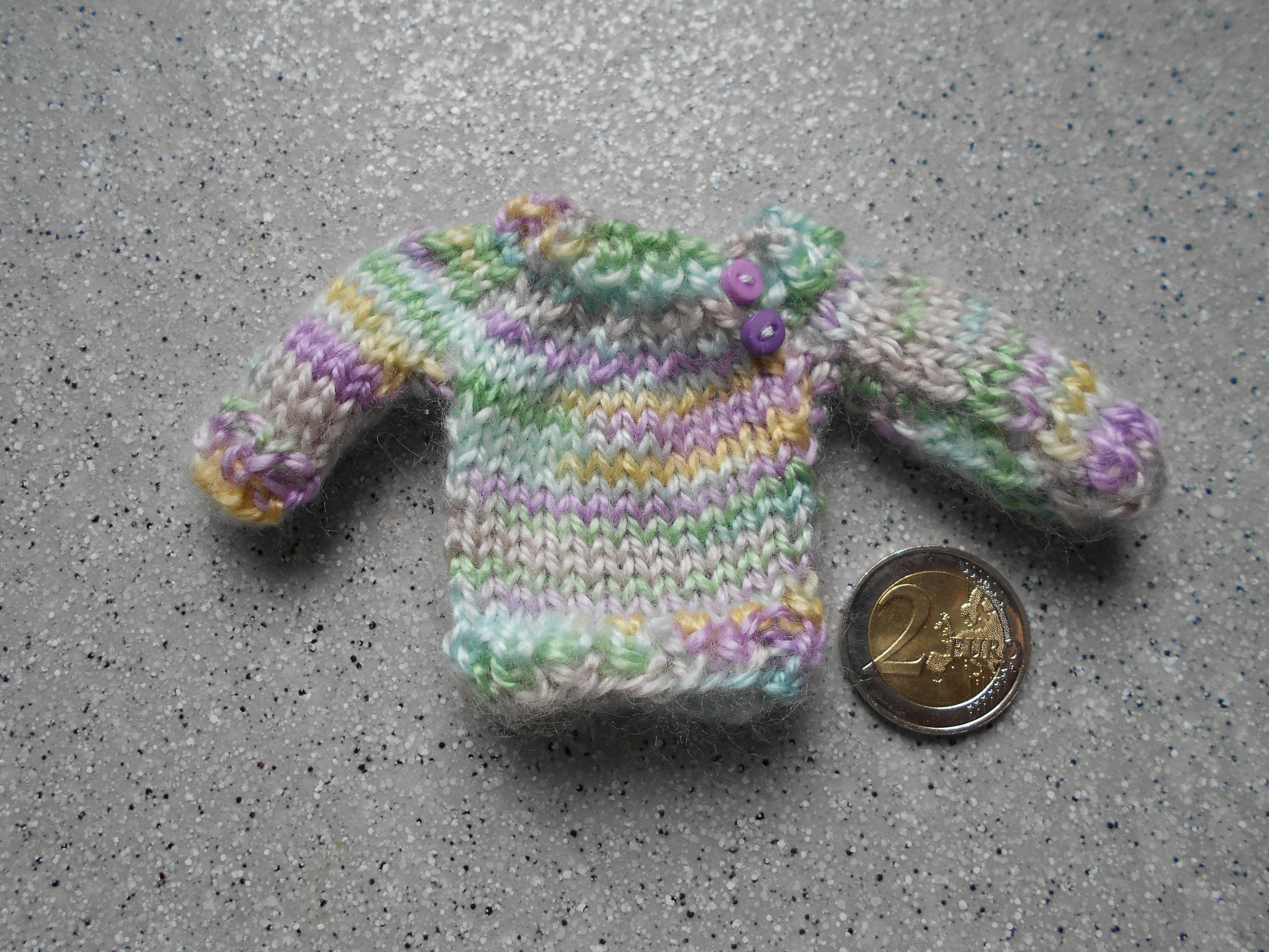 Handmade Miniature Sweater Made Knit Miniature Sweater Etsy UK