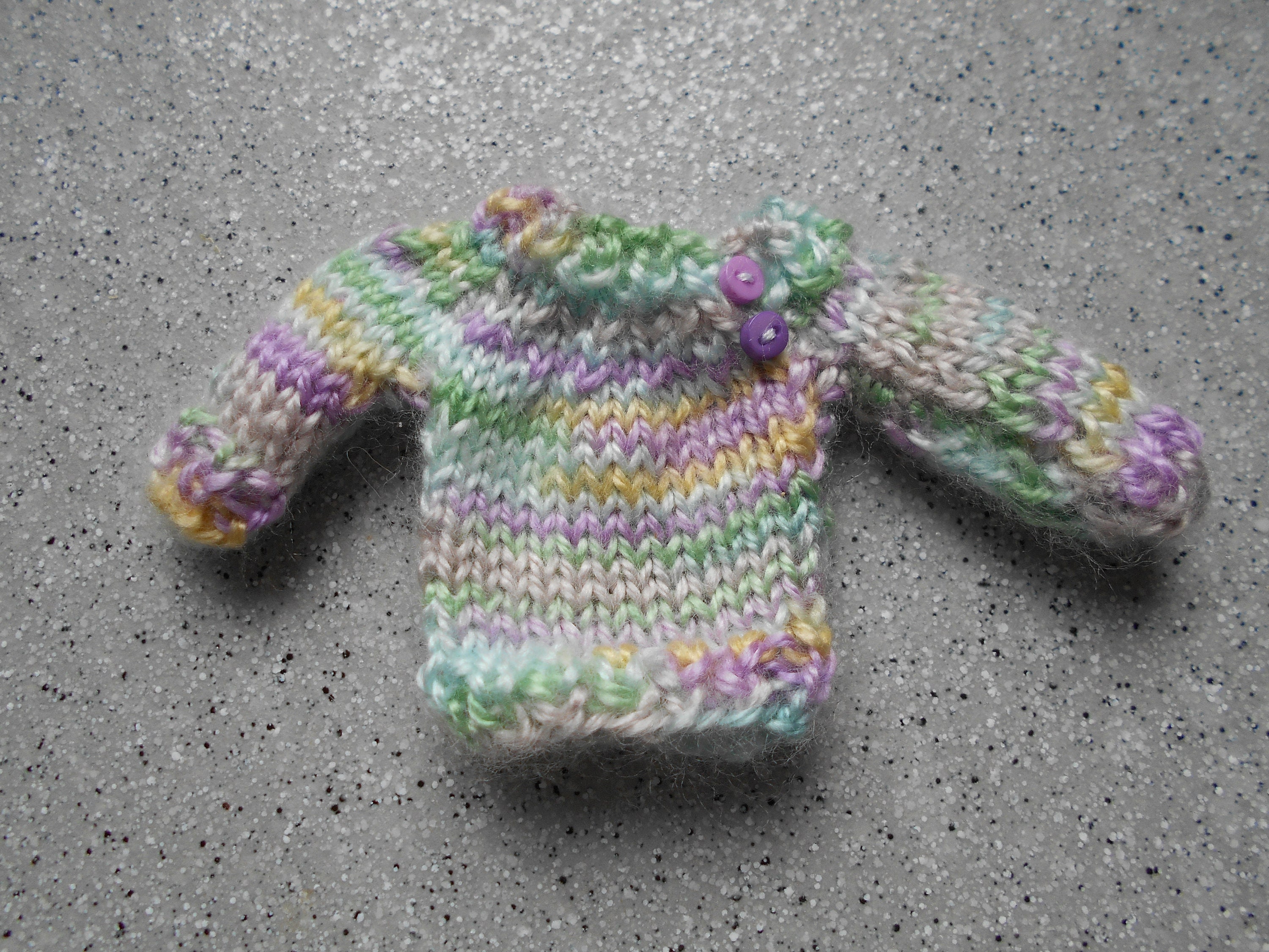 Handmade Miniature Sweater Made Knit Miniature Sweater Etsy UK