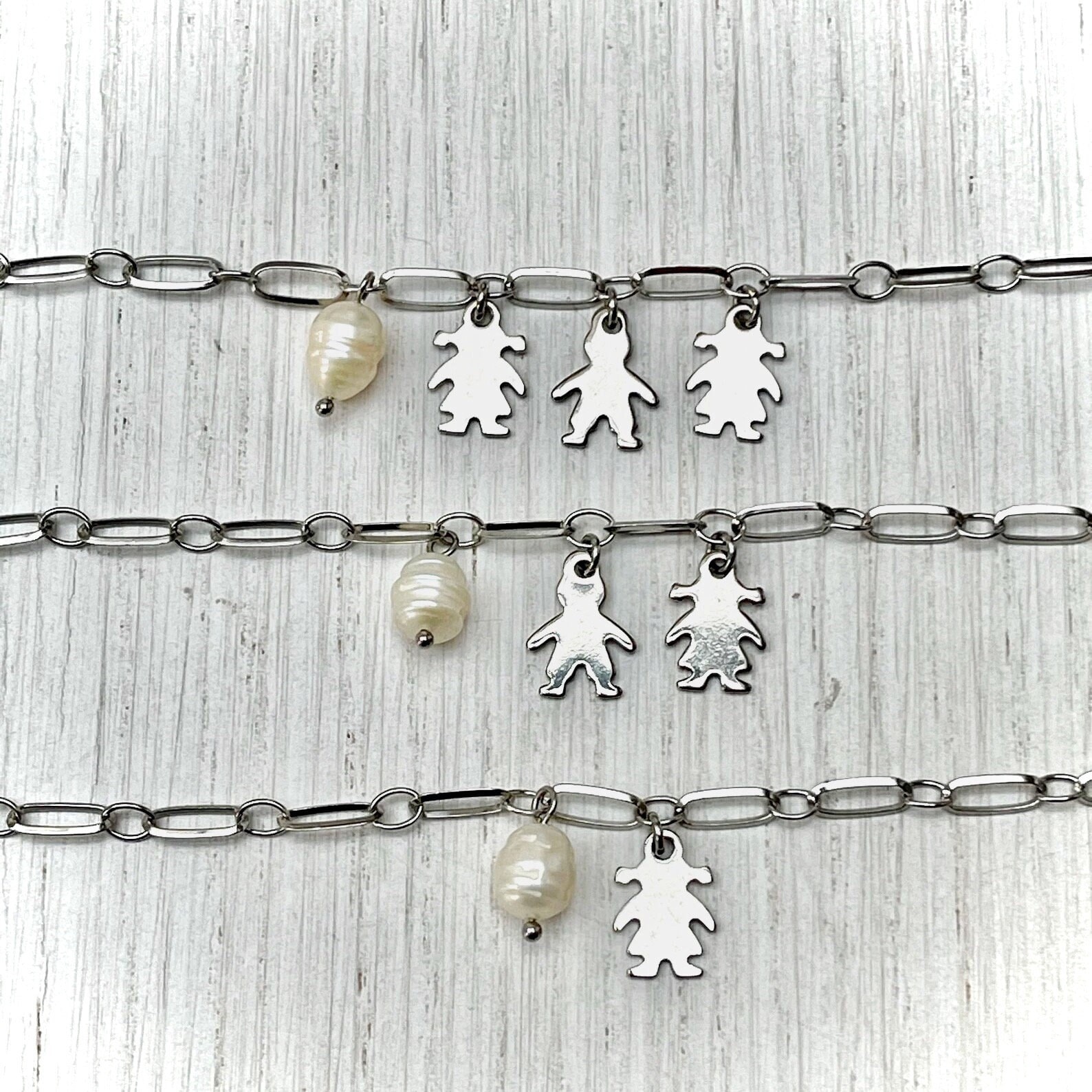 Bracelet Gourmette Ancien En Argent Massif 925 - Maille - Créateur BRIGITTE