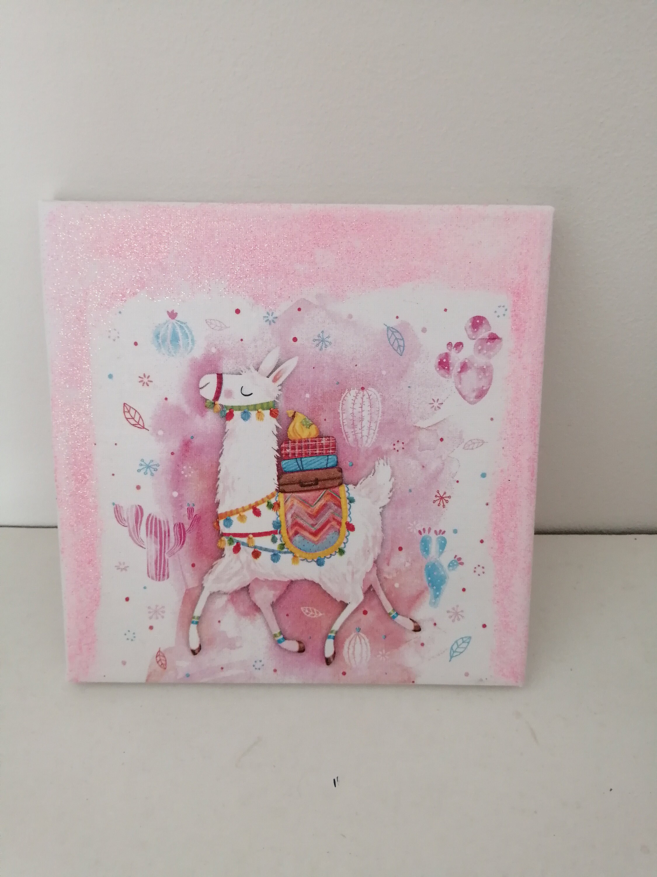 Cadre Exotique Lamas Voyageur