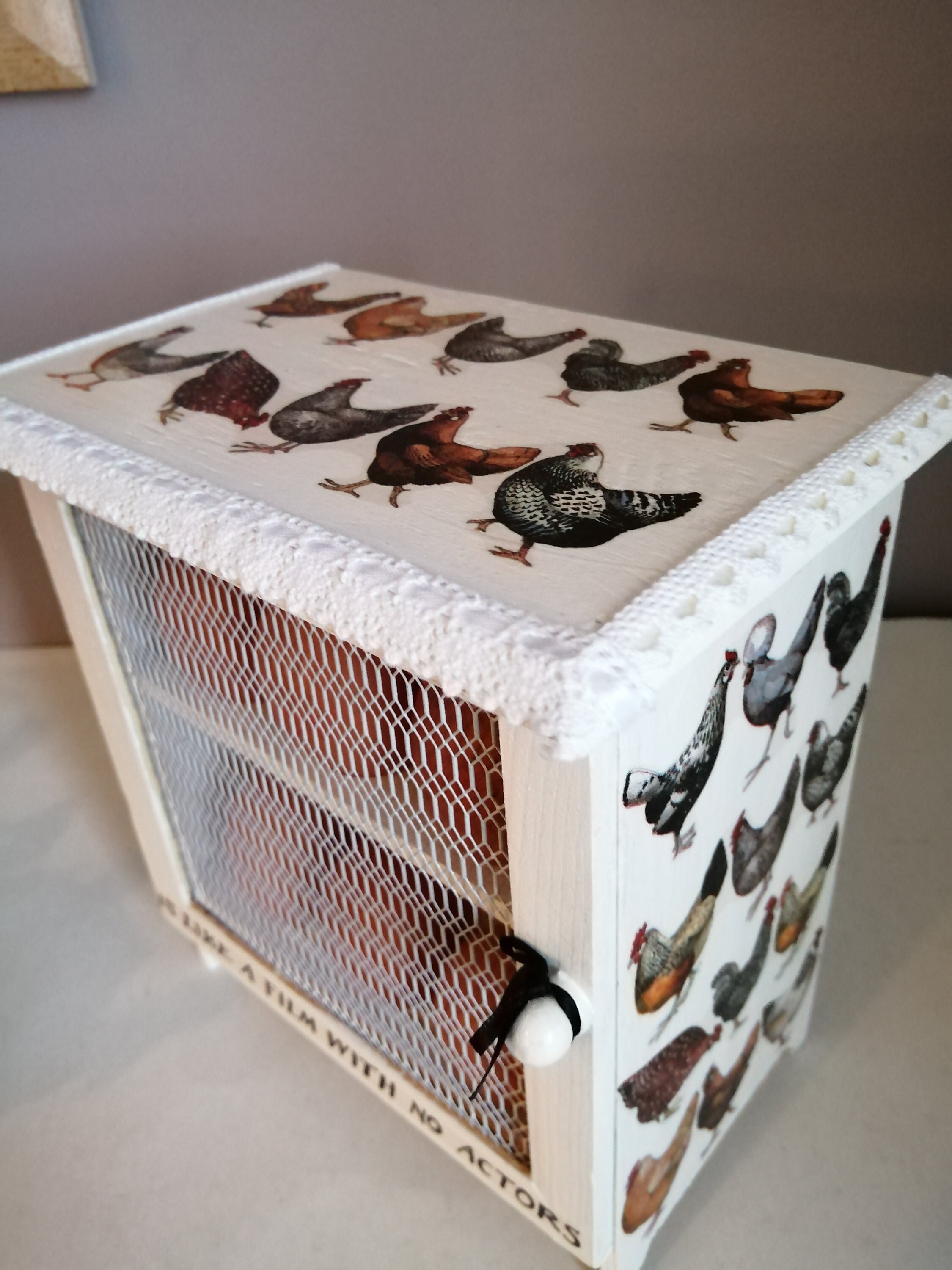 Almacenamiento de cajas de huevos para 12 huevos de campo | Etsy