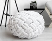Knot Floor Cushions, Knot Floor Pillow, Modern pouf, pouffe, pouf, sit cushion pillow, pouf ottoman, Meditation Pillow