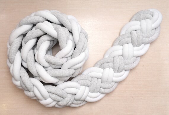 braided rope crib bumper